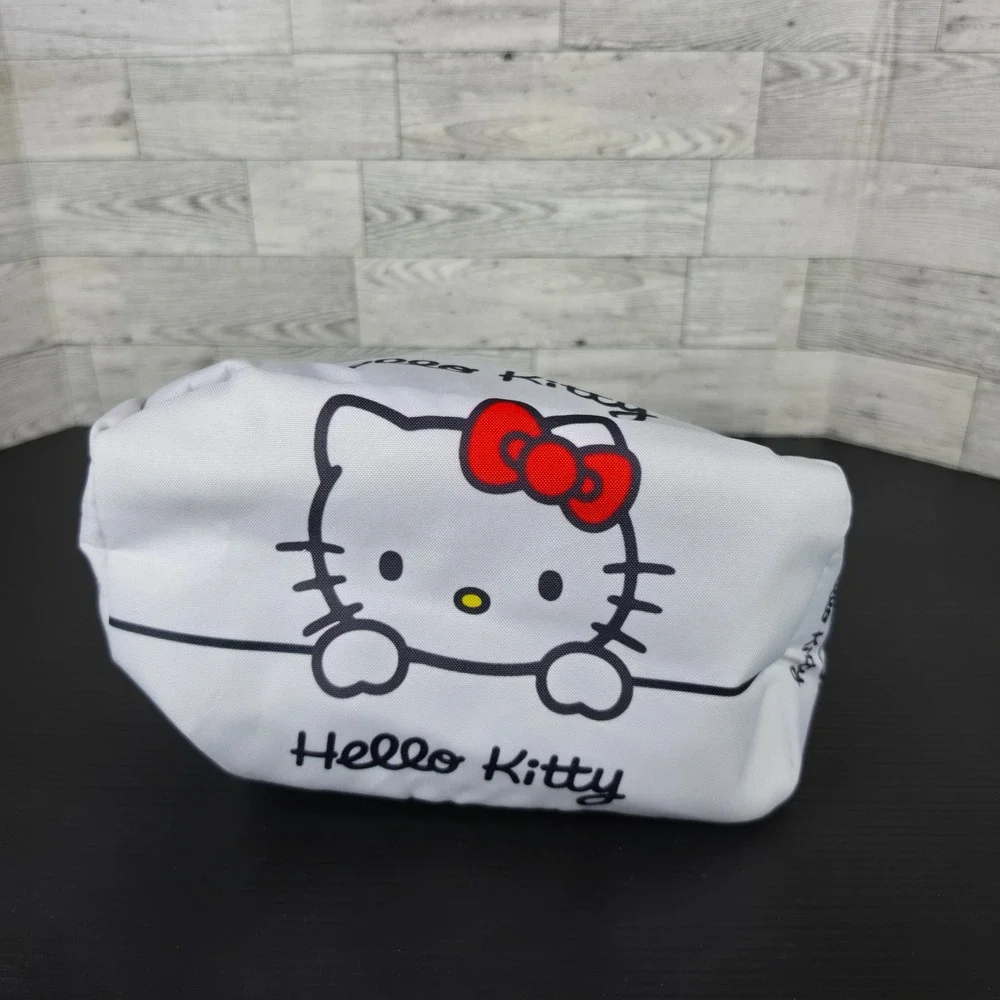 Hello Kitty Insulated Lunch Bag White Red Bow Sanrio Tote Cooler Handbag